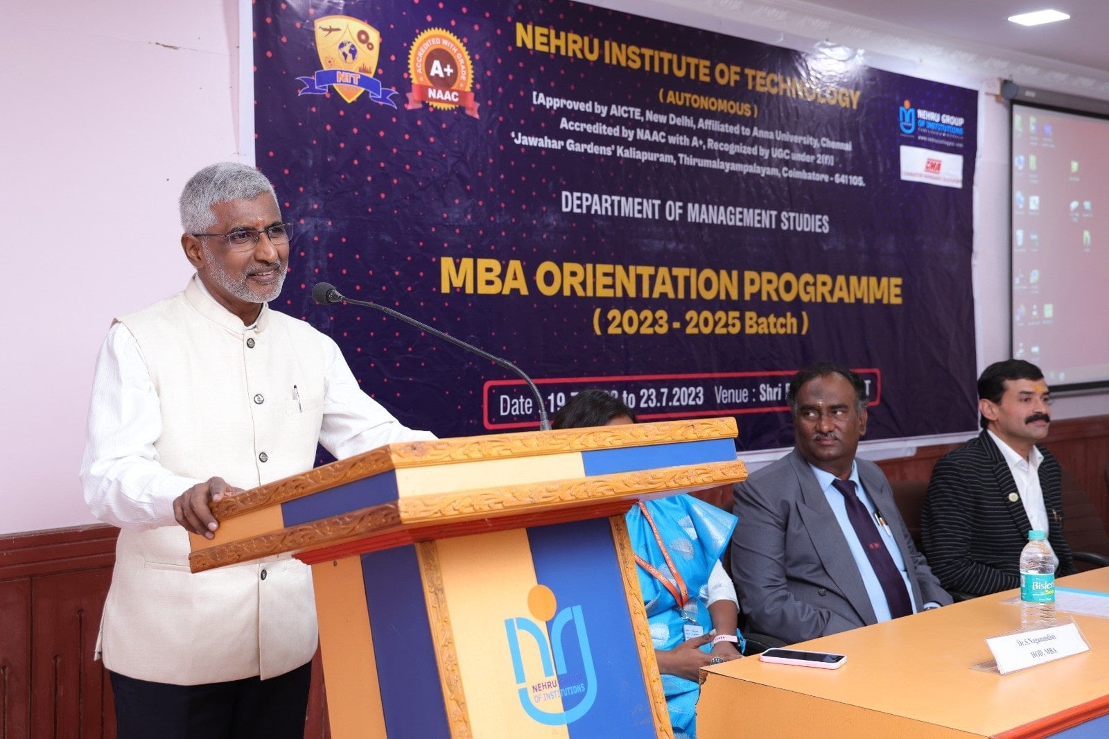 MBA Inauguration Program @ Nehru Institute of Technology