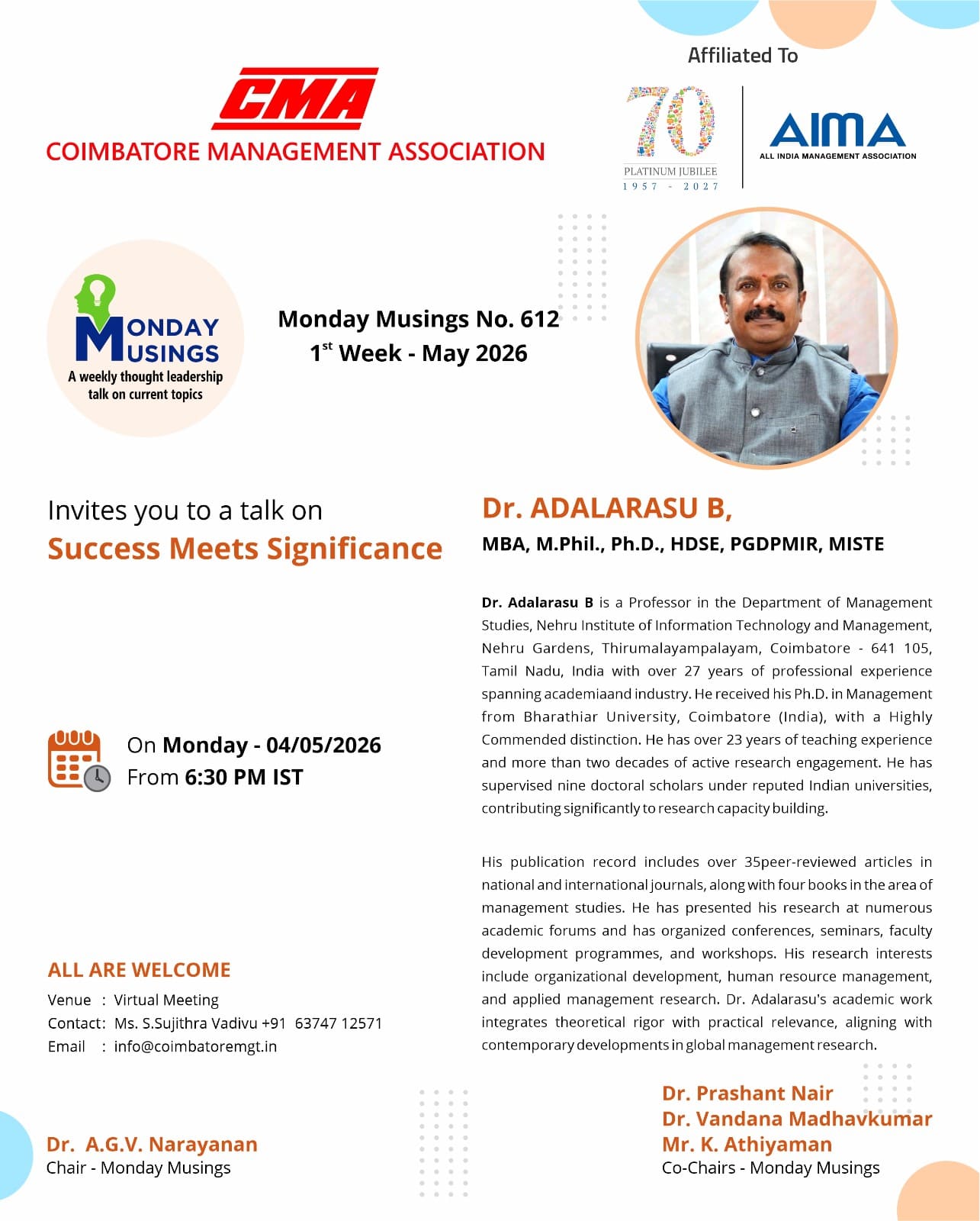 Monday Meeting