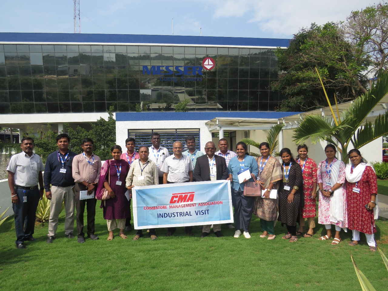 Industrial Visit  on 07th May 2025 -Messer Cutting Systems India Pvt Ltd , Malumachampatti, Coimbatore