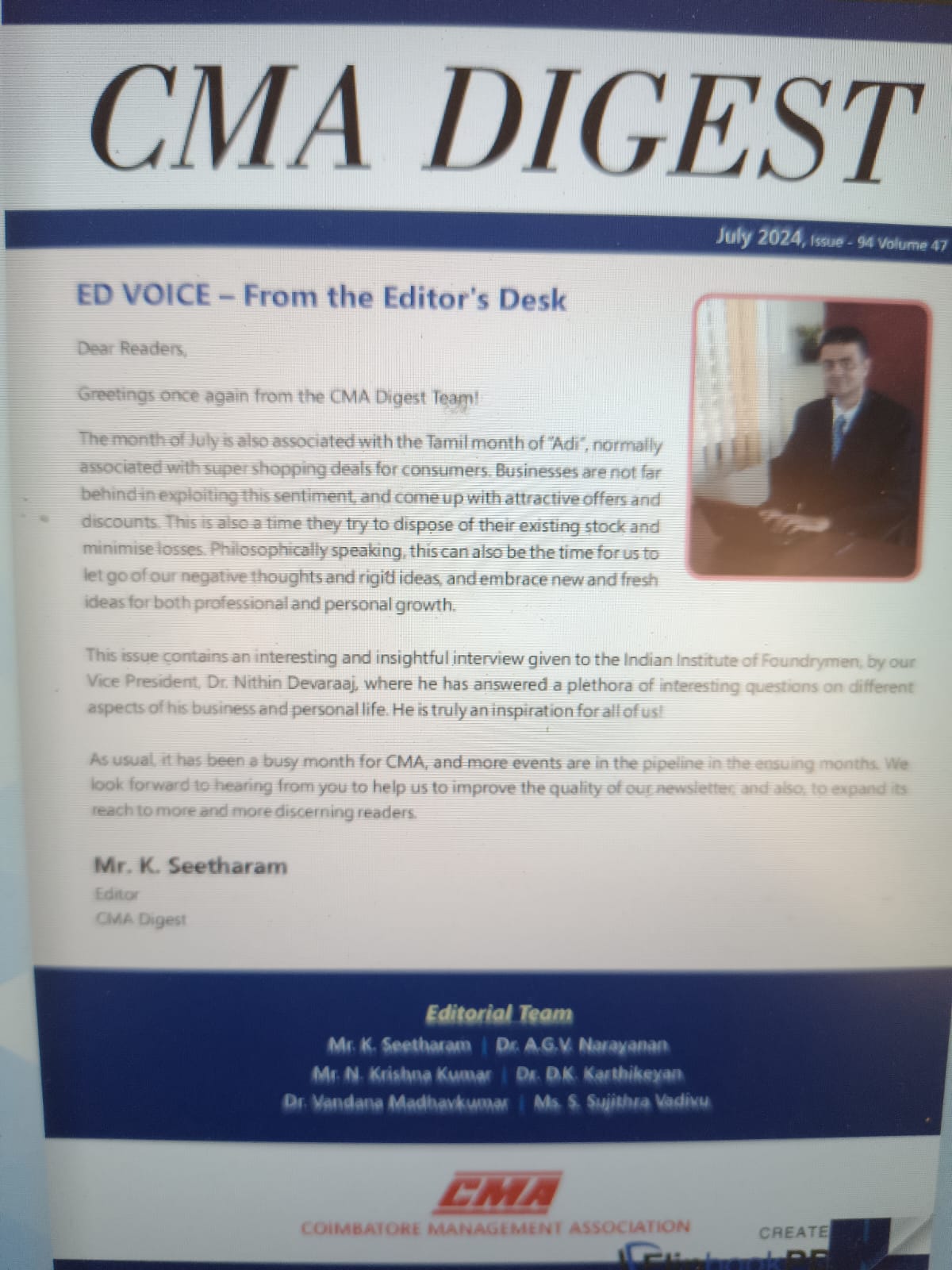 Newsletter - December 2023