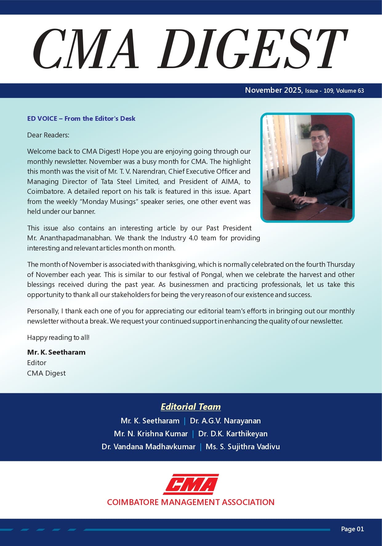 News Letter November  2025