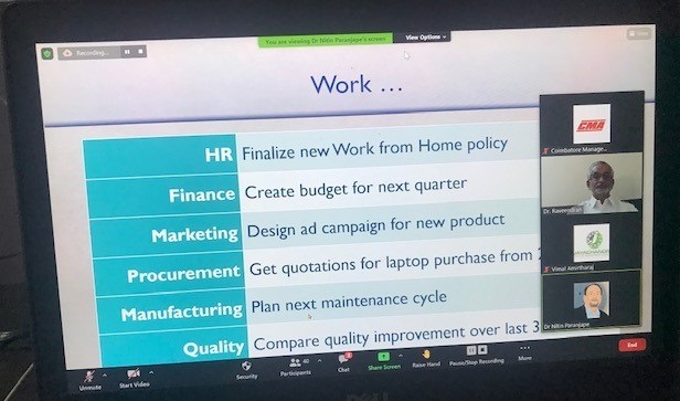 Special Session with Dr Nithin Paranjape